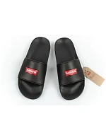 Levi's Dámske športové žabky Pohodlné módne čierne dámske topánky Levi's Dámske športové žabky Pohodlné módne čierne dámske topánky