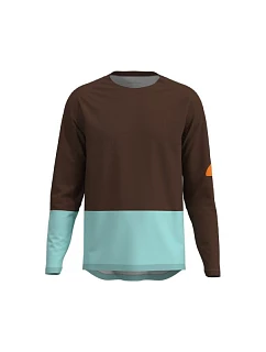Cyklistické tričko POC M's Motion Air L/S Jersey, hnedé