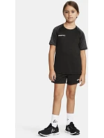 Craft Teamwear Squad Go Contrast Jersey Jr Detské kontrastné športové tričko 82.2727 biele Craft Teamwear Squad Go Contrast Jersey Jr Detské kontrastné športové tričko 82.2727 biele