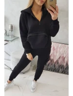 Izolovaná sada s ozdobným vreckom čierna