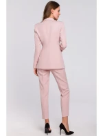 K036 Blejzer s jednou zadnou časťou - krepovo ružový