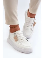 Dámska športová obuv na platforme 13613 White - VINCEZA