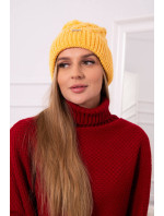 Fleecová čiapka Wanda K281 žltá
