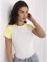 Tričko NM TS V7940.17 biele žlté