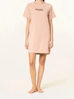 Dámska nočná košeľa QS6800E TRK sv.hnedá - Calvin Klein