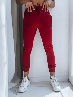 Dámske tepláky FITS burgundy FashionStreet UY0206z