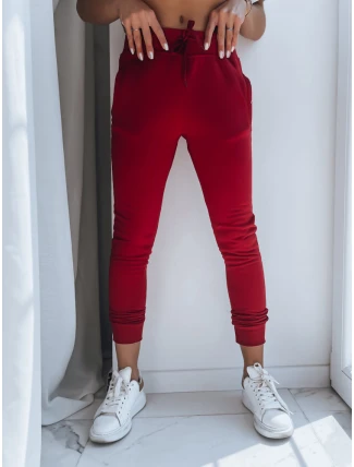 Dámske tepláky FITS burgundy FashionStreet UY0206z