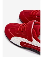 Detská športová obuv na suchý zips Red Perrin Detská športová obuv na suchý zips Red Perrin