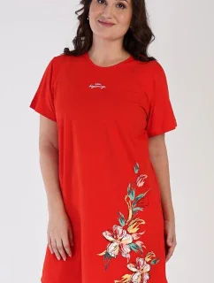 Dámska nočná košeľa s krátkym rukávom Alena