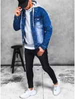 Pánska modrá džínsová bunda FashionStreet TX4365