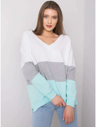 Mikina RV BL 5972.07 biela šedá