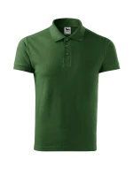 Bavlnená polokošeľa pánska fľaša zelená