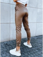 Dámske kožené nohavice TERRACE camel FashionStreet UY1696 Dámske kožené nohavice TERRACE camel FashionStreet UY1696