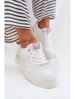 Sneakersy Damskie Na Platformie LEE EMMA WOMEN LOW 50251014.00L Białe