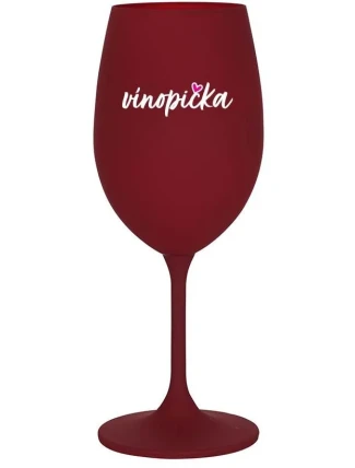 VÍNOPIČKA - bordo sklenice na víno 350 ml VÍNOPIČKA - bordo sklenice na víno 350 ml