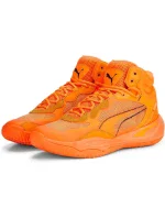 Pánske tenisky Playmaker Pro Mid Laser M 378327 01 Neon Orange - Puma