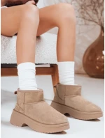 Dámske snežnice s hrubou podrážkou béžové FashionStreet ZY1289