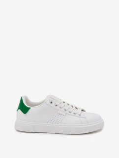 Pánske tenisky z eko kože Big Star OO174116 White-Green