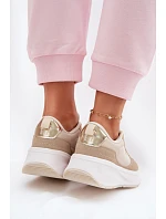Dámske tenisky na platforme GAP PENELOPE GPW6155300049 Beige Dámske tenisky na platforme GAP PENELOPE GPW6155300049 Beige