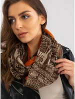 Tunelový šál AT KM 241353.35 hnedá