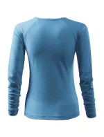 Elegance košeľa pre ženy azúrovo modrá