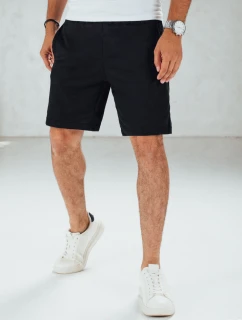 Pánske čierne teplákové šortky FashionStreet SX2512