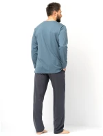Pánske pyžamo Key MNS 627 B25 dĺžka/r M-2XL