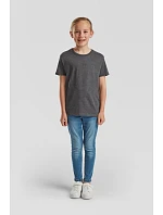 Fruit of the Loom Kids Iconic 150 T Detské tričko 16.1023 melírovaná šedá