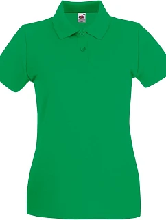 Fruit of the Loom Lady-Fit Premium Polo Dámske piqué polo 16.3030 kelly green