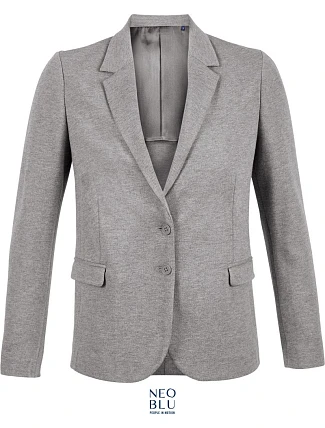 NEOBLU Marcel Women Dámsky piqué sako 24.3170 šedá melírovaná NEOBLU Marcel Women Dámsky piqué sako 24.3170 šedá melírovaná