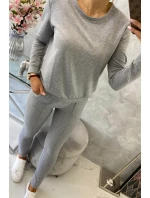 Šedá tepláková súprava