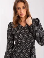 Šaty LK SK 509474 1.52P sivá čierna