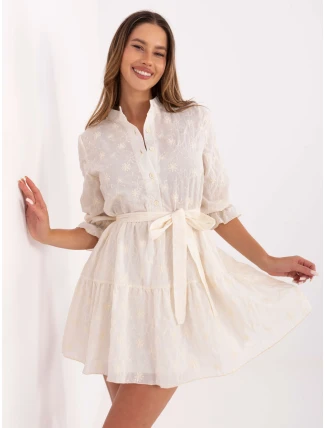 Šaty LK SK 510085.06 svetlo béžová Šaty LK SK 510085.06 svetlo béžová