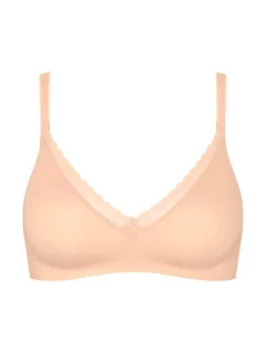 Podprsenka bez kostíc BODY ADAPT Twist Soft bra - POWDER ORANGE - oranžová 00BG - SLOGGI