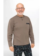 Pánske pyžamo Martel 412 Marcel II dł/r M-2XL Pánske pyžamo Martel 412 Marcel II dł/r M-2XL