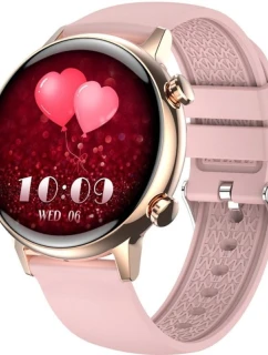 Dámske inteligentné hodinky RUBICON RNCF09 Rose Gold/Pink SMARUB234