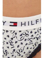 Dámske tangá UW0UW04809 02X biele s potlačou - Tommy Hilfiger Dámske tangá UW0UW04809 02X biele s potlačou - Tommy Hilfiger