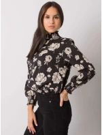 Blúzka DHJ BZ 8501.79 čierna a béžová