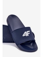 Klapki Męskie 4F 4FRMM00FSLIM011-30S Granatowe