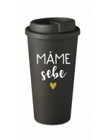 MÁME SEBE - černý termohrnek 475 ml