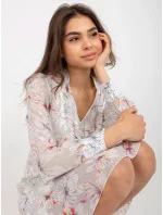 Dámske šaty NU SK 289.88P svetlo šedé - Nuansy