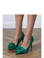 Dámske lodičky na podpätku FB-302 Green - Lovit