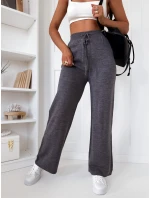 Dámske nohavice so širokými nohavicami LAKELIFE antracit FashionStreet UY1687 Dámske nohavice so širokými nohavicami LAKELIFE antracit FashionStreet UY1687
