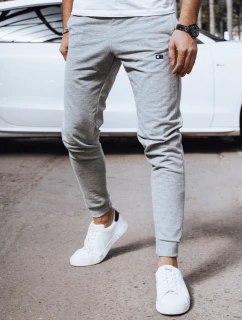 FashionStreet pánske svetlosivé tepláky UX4375