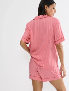 Košeľa Amourette Jacquard Boyfriend – Cherry Rose – TRIUMPH Cherry Rose – TRIUMPH