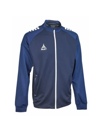 Futbalová tréningová mikina s kapucňou s otvorom SELECT Spain v25 navy blue