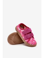 Kapcie Barefoot Dziewczęce W Serduszka Milami Fuksja Saphira