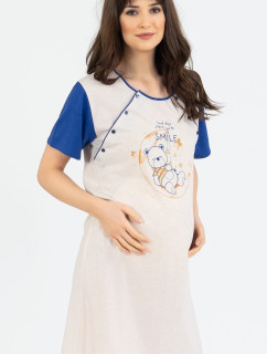 Dámska nočná košeľa materská Méďa Smile