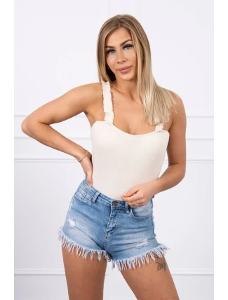 Béžové body bez ramienok