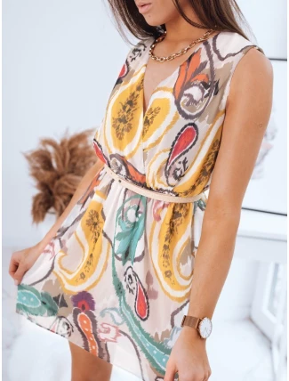 Šaty POLA ecru FashionStreet EY1596 Šaty POLA ecru FashionStreet EY1596